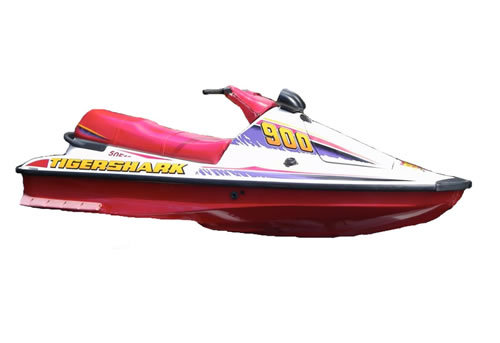 Product picture Arctic Cat Tigershark service manual repair 1995 PWC