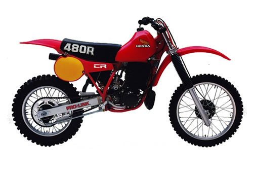 Product picture Honda CR480R service manual repair 1982-1983 CR480