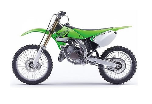 Product picture Kawasaki KX125 service manual repair 2003-2007 KX 125