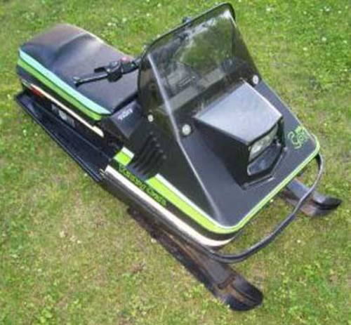 Product picture Arctic Cat snowmobile Kitty Cat service manual repair 1987