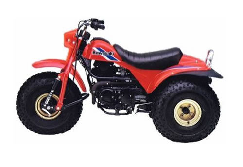 Product picture Kawasaki KLT 100/160/200/250 service manual repair 1981-1985