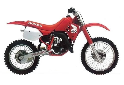 Product picture Honda CR125R service repair manual 1986-1991 CR125