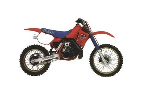 Product picture Honda CR250R service manual repair 1986-1991 CR250