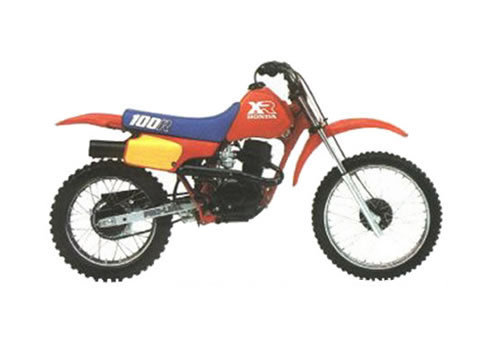 Product picture Honda XR80R / XR100R service manual repair 1985-1997 XR80 XR100