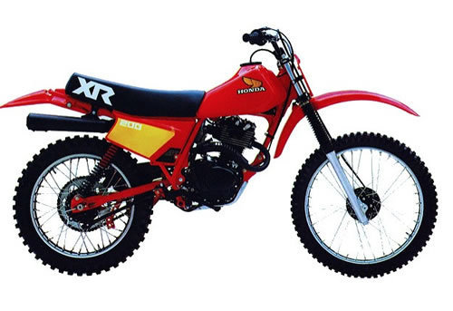 Product picture Honda XR185 / XR200 service manual repair 1979-1984 XR 185 200